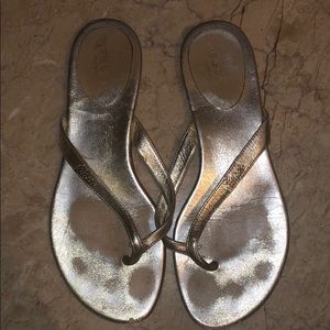 Gucci thong flip flops. PLAY